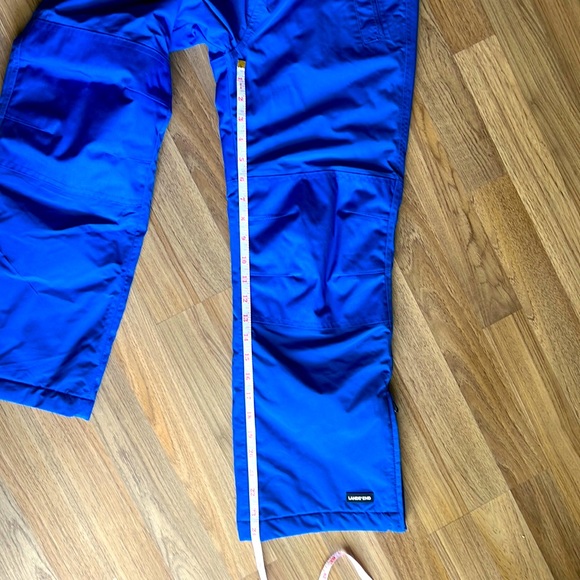 LANDS END Blue ski snow pants size 8 SLIM - Picture 9 of 9